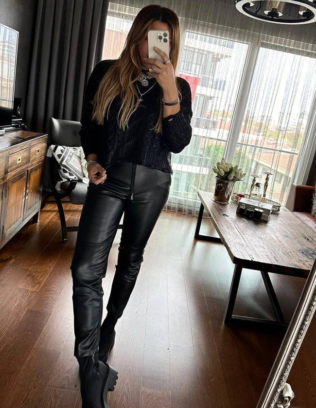 Pantaloni Piele Ecologica Victoria